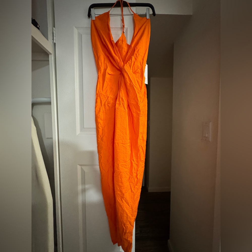 Young Fabulous & Broke Bright Orange dress